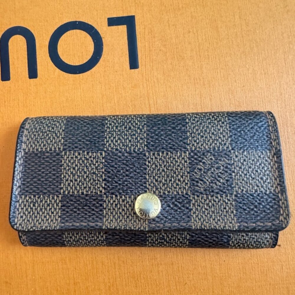 LOUIS VUITTON DAMIER EBENE BROWN - FOUR KEY HOLDER